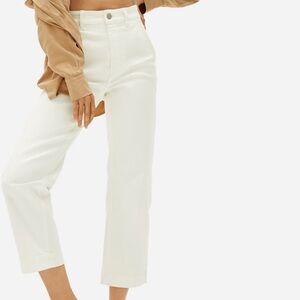 Everlane | The Straight-Leg Crop in Bone